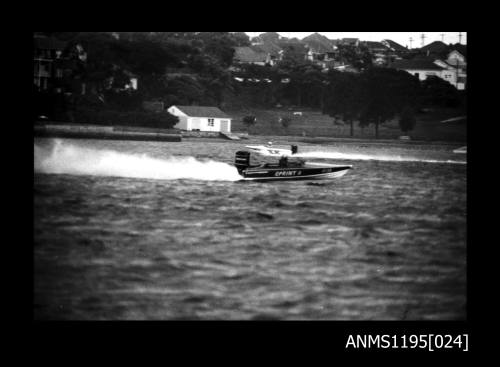 Hen and Chicken Bay Races 1970, outboard runabout SPRINT II