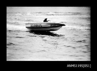 Silverwater January 1971, outboard runabout AQUARIUS