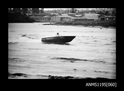 Silverwater January 1971, inboard runabout RAMBLER II