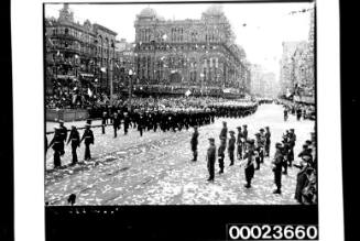 Street parade : Visit of the United States Pacific Fleet to Sydney 20 - 21 March 1941