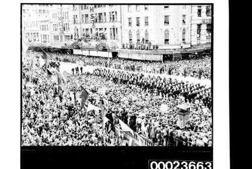 Street parade : Visit of the United States Pacific Fleet to Sydney 20 - 21 March 1941