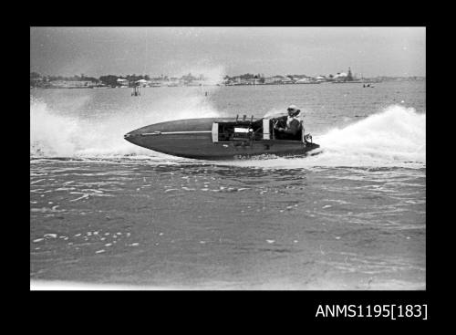 Australian National Speedboat Championships 1971, inboard skiff RE-ACTION