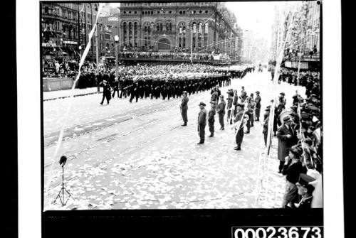 Street parade : Visit of the United States Pacific Fleet to Sydney 20 - 21 March 1941