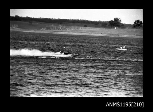 Lake Glenmaggie 1971, unlimited class hydroplane AGGRESSOR