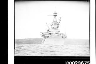 Cruiser showing aircraft : Visit of the United States Pacific Fleet to Sydney 20 - 21 March 1941