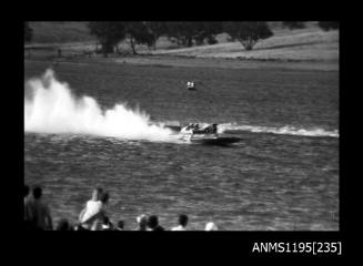 Lake Glenmaggie 1971, unlimited class hydroplane AGGRESSOR