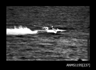 Lake Glenmaggie 1971, unidentified cabover type hydroplane