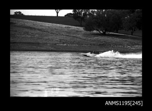 Lake Glenmaggie 1971, unidentified cabover type hydroplane