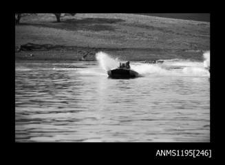 Lake Glenmaggie 1971, two unidentified powerboats