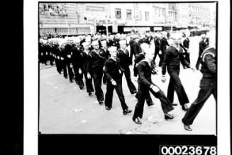 Street parade : Visit of the United States Pacific Fleet to Sydney 20 - 21 March 1941