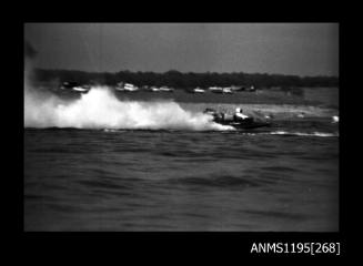 Lake Glenmaggie 1971, unidentified outboard hydroplane