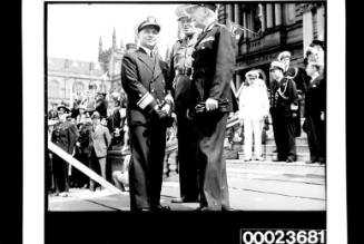 Saluting the Fleet, Governor General Lord Gowrie and Rear Admiral John Newton USN : Visit of the United States Pacific Fleet to Sydney 20 - 21 March 1941