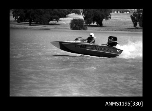 Lake Glenmaggie 1971, outboard catamaran WISHBONE