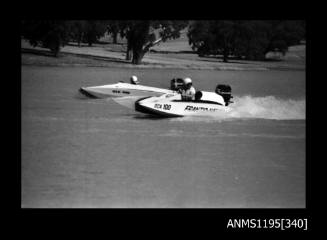 Lake Glenmaggie 1971, outboard catamarans FRANTIC-KAT and TUNNEL