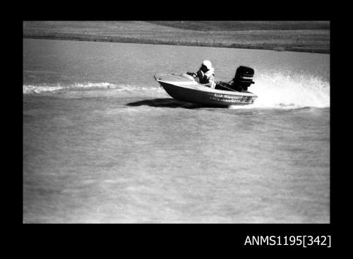 Lake Glenmaggie 1971, outboard runabout JUST NIPPER