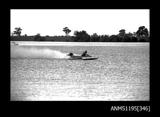 Lake Glenmaggie 1971, unidentified outboard hydroplane