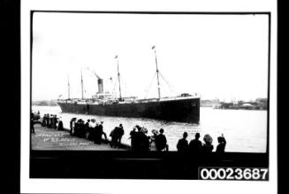 Departure of SS AFRIC, Millers Point
