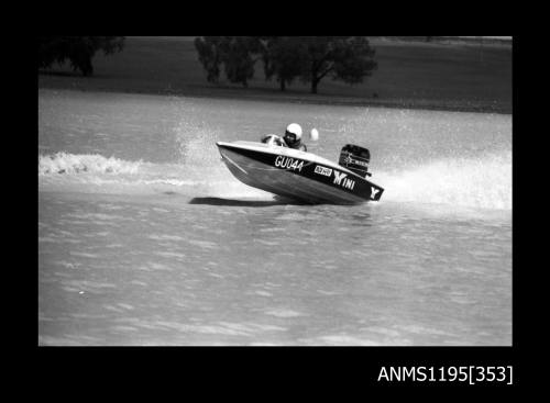 Lake Glenmaggie 1971, outboard runabout MINI