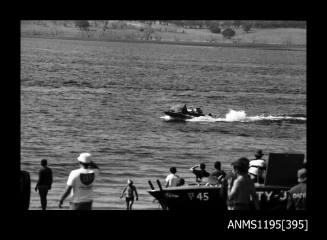 Lake Glenmaggie 1971, unidentified outboard hydroplane