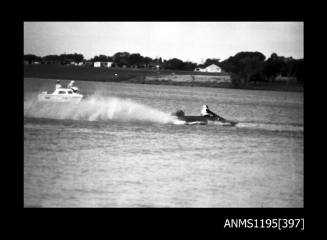 Lake Glenmaggie 1971, unidentified outboard hydroplane