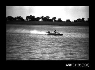 Lake Glenmaggie 1971, unidentified outboard hydroplane