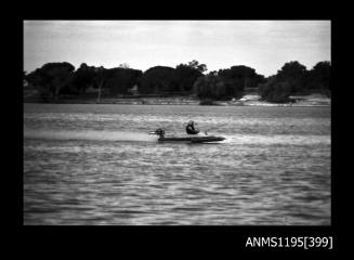 Lake Glenmaggie 1971, unidentified outboard hydroplane