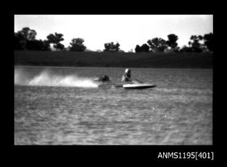 Lake Glenmaggie 1971, unidentified outboard hydroplane