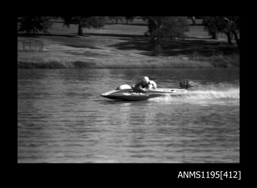 Lake Glenmaggie 1971, outboard hydroplane B62