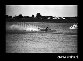 Lake Glenmaggie 1971, unidentified outboard hydroplane