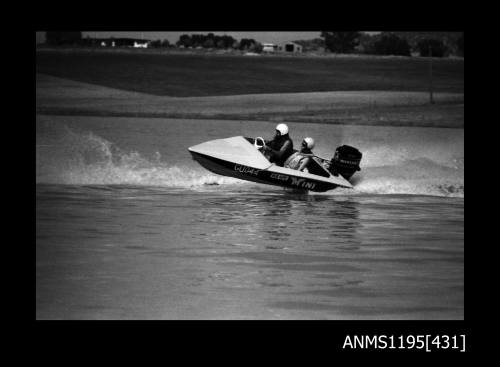 Lake Glenmaggie 1971, outboard runabout MINI