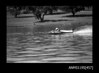 Lake Glenmaggie 1971, outboard hydroplane DOMINATOR