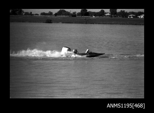 Lake Glenmaggie 1971, unidentified outboard powerboat