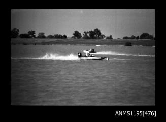 Lake Glenmaggie 1971, outboard catamaran WILD THING