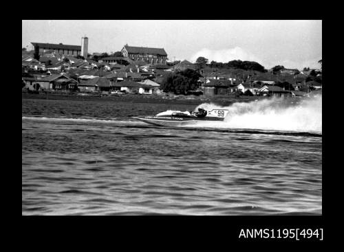 Hen and Chicken Bay 1970s, inboard hydroplane VOODOO IV