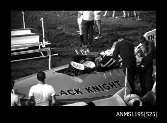 Hen and Chicken Bay 1970s, inboard hydroplane BLACK KNIGHT