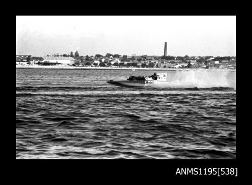 Hen and Chicken Bay 1970s, inboard hydroplane BLACK KNIGHT