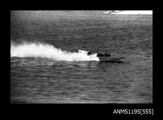 Hen and Chicken Bay 1970s,  inboard hydroplane BLACK KNIGHT