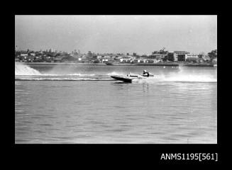 Hen and Chicken Bay 1970s, inboard hydroplane DYNA