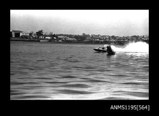 Hen and Chicken Bay 1970s, inboard hydroplane BLACK KNIGHT