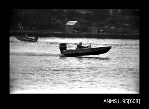 Hen and Chicken Bay 1970s, outboard runabout RON'S HUNTER