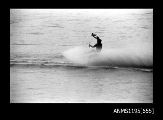 Wagga Boat Club, a man water skiing