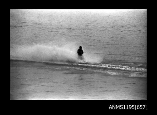 Wagga Boat Club, a person water skiing