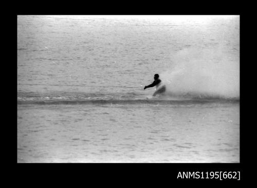 Wagga Boat Club, person water skiing