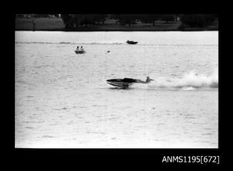 Wagga Boat Club, three unidentified hydroplanes