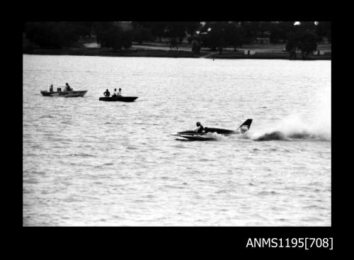 Wagga Boat Club, three powerboats including outboard runabout COUGAR