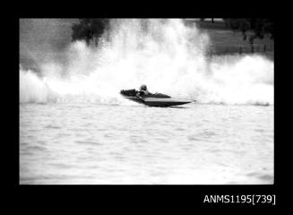 Wagga Boat Club, unidentified cabover type inboard hydroplane