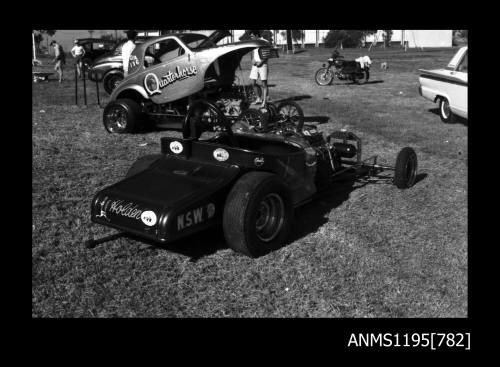 Silverwater Speedboat Club early 1970s, hot rod car display