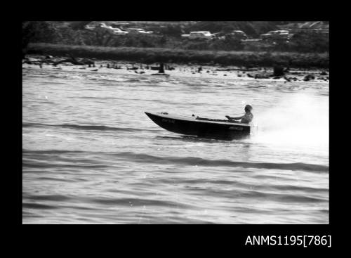 Silverwater Speedboat Club early 1970s, inboard skiff IMPULSE