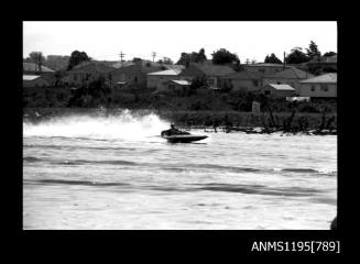 Silverwater Speedboat Club early 1970s, unidentified cabover type inboard hydroplane