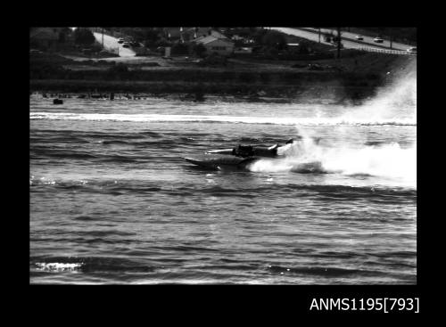 Silverwater Speedboat Club early 1970s, unidentified inboard hydroplane